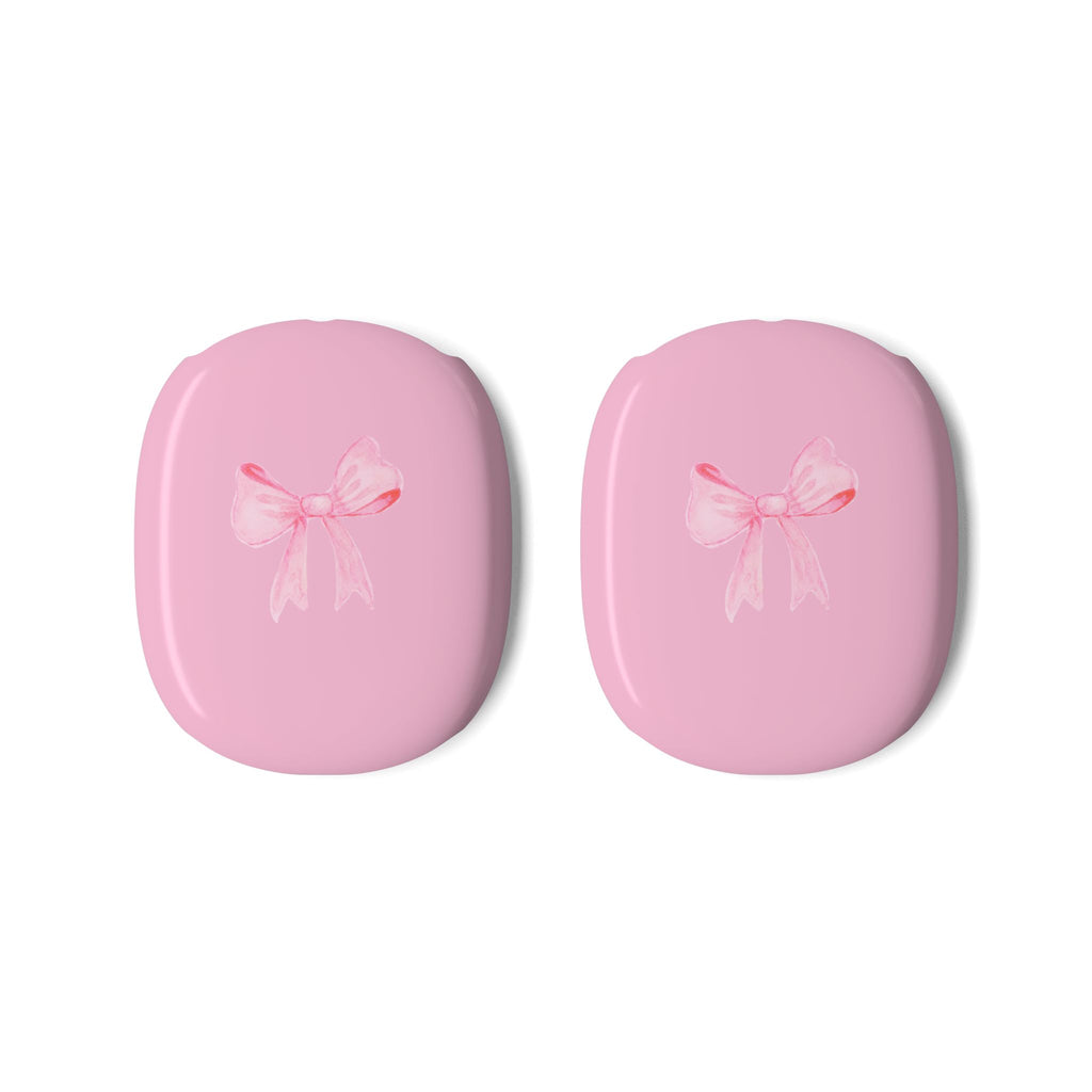 Pink Bow AirPod Max Earcup Covers — Cute Protective Cases for Headphones